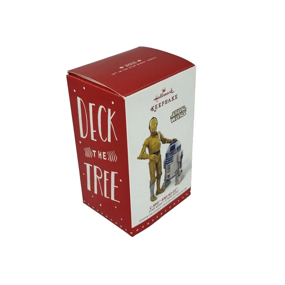 Hallmark Keepsake C-3PO and R2-D2 Star Wars A New Hope QX9219